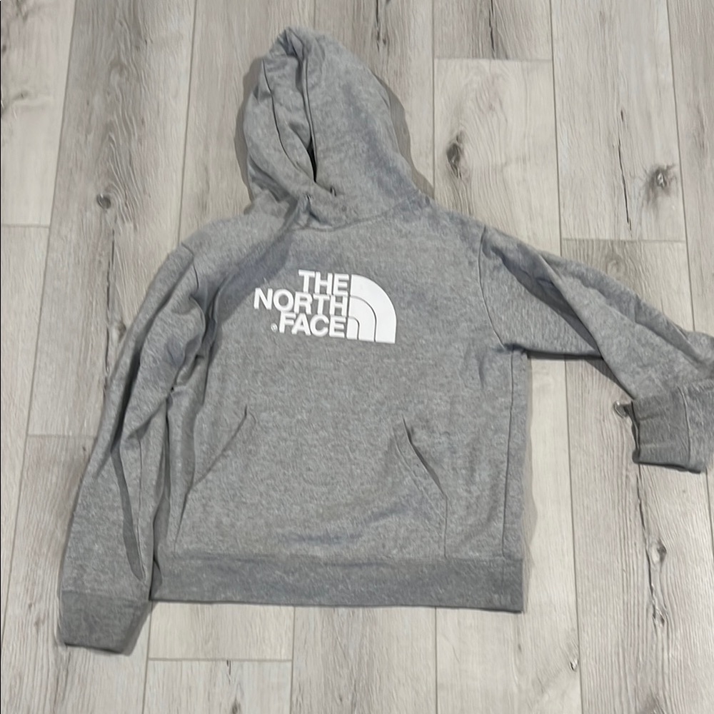 The North Face Heather Gray Pullover Hoodie